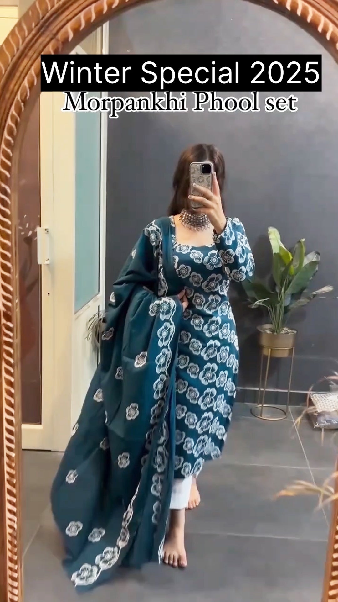 Winter New Cotton printed Suit Set