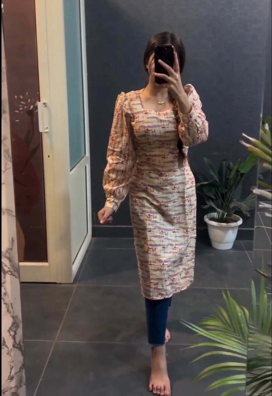 New Multi-colour Printed Pongal Kurti For Women
