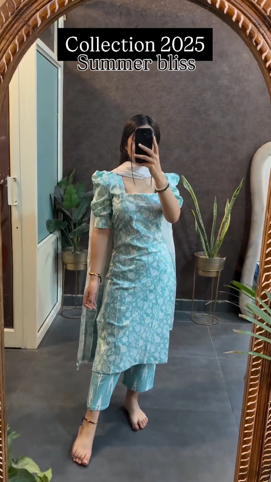 Trendy cotton Printed Summer Suit With Dupatta