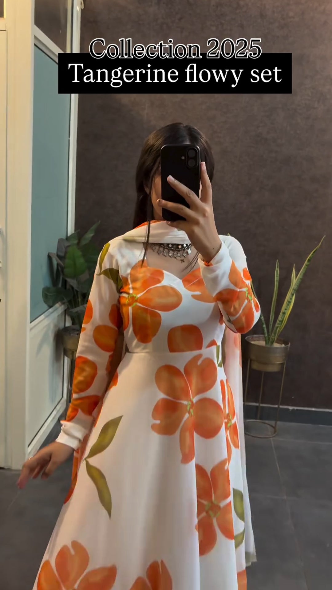 Summer Sunflower Printed friendlyTangerine Flowy Set