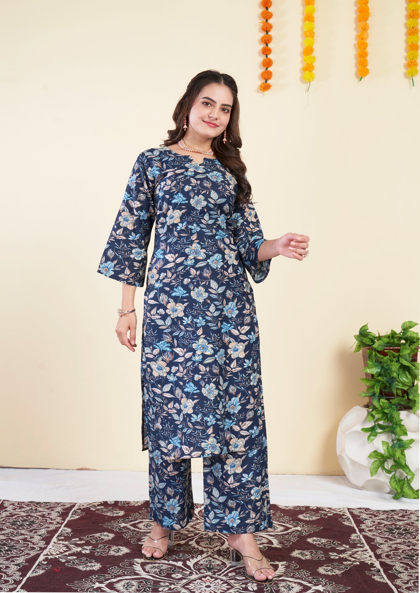 Jasmeen New Cotton Printed Co ord set