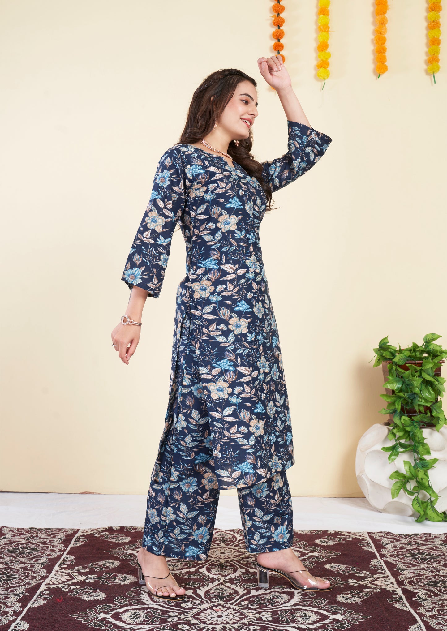 Jasmeen New Cotton Printed Co ord set