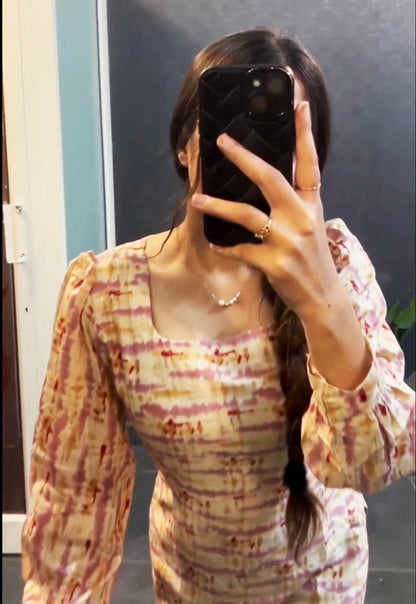 New Multi-colour Printed Pongal Kurti For Women