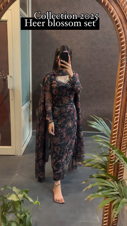 Heer blossom set summer friendly suits sets