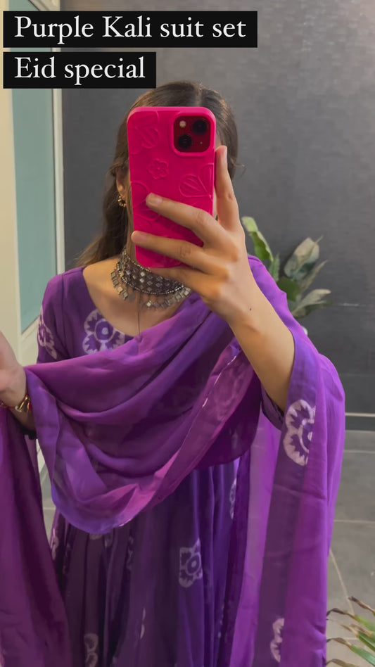 New Purple Gown For Women